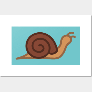 Simple Garden Snail Posters and Art